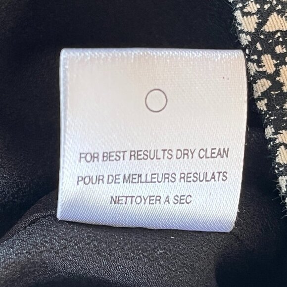 HALSTON HERITAGE 2 DOTTED JACQUARD PENCIL STRETCH SKIRT KHAKI MULTI - Picture 12 of 12